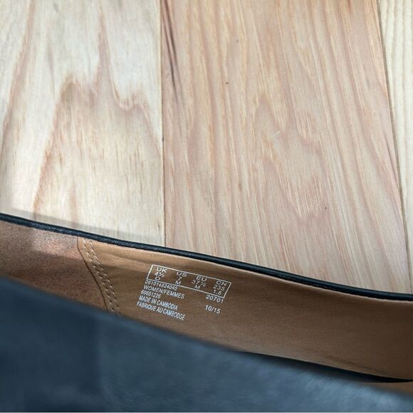 Clarks Brier Dolly Dress Pumps High Heels Platform Ortholite Footbed Black Sz 7 - Picture 3 of 16